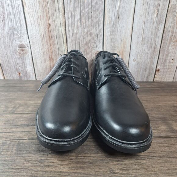 Clarks Unstructured Shire Low Black Leather Shoes Men\'s Wide Sz 11.5 W (NWOB) main image 7